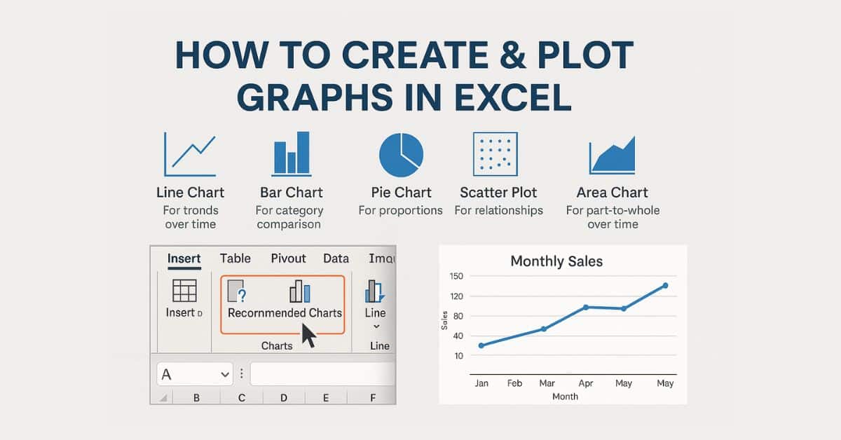 How to Create Graphs in Excel